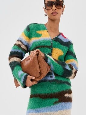 The Elder Statesman Topo Cardigan. XS